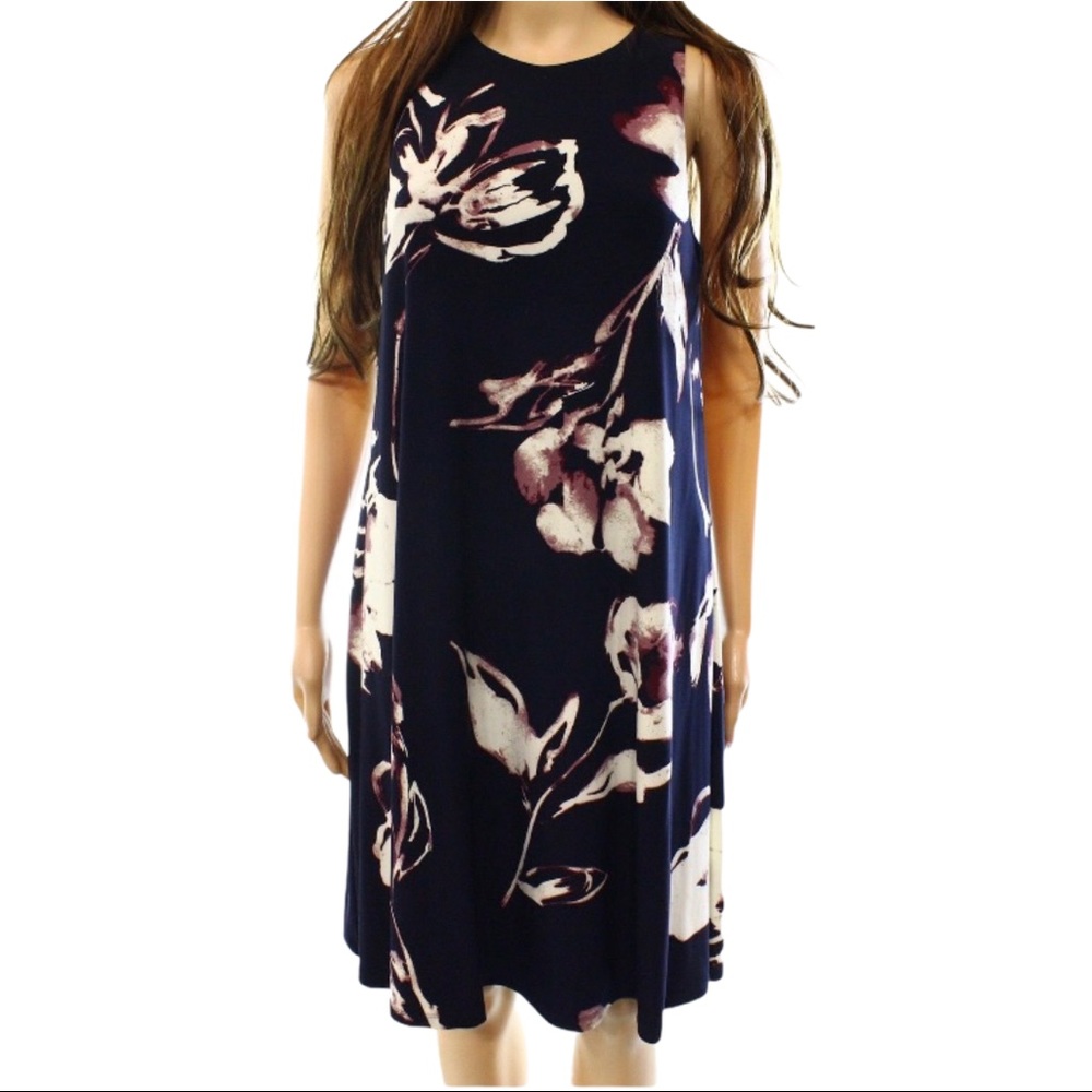 Lauren Ralph Lauren Sleeveless Floral Print Dress
